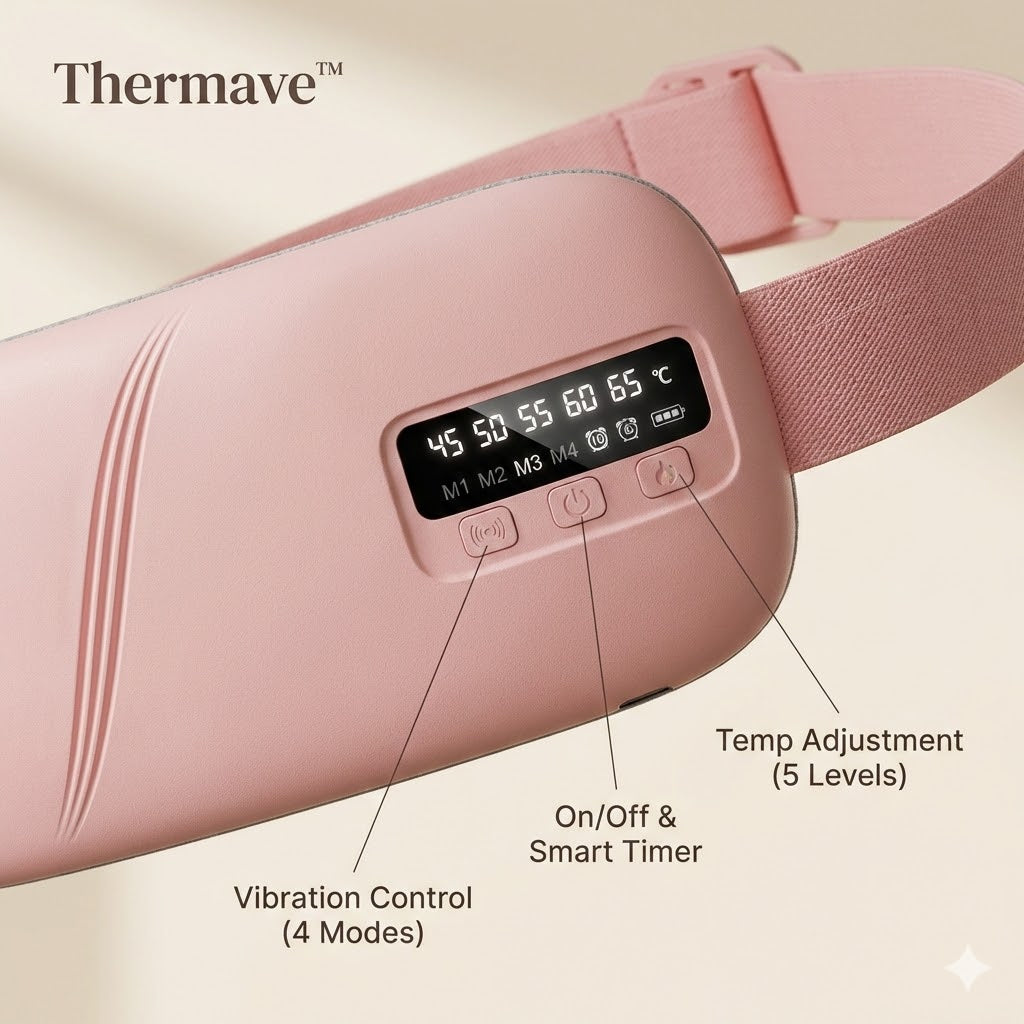 Menstrual Heating Pad for Cramps & Back Pain Relief – Thermave™